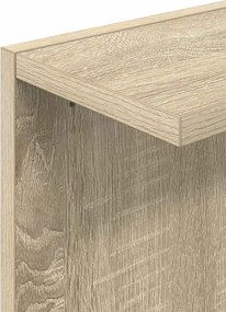vidaXL Ράφι Τοίχου 2 τμχ. Sonoma Δρυς 22 x 15 x 100 εκ