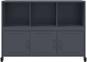 vidaXL Ντουλάπι Ανθρακί 100,5x39x72 εκ. από Χάλυβα