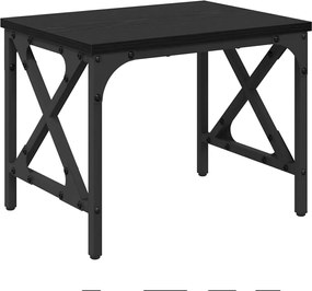 vidaXL Σταντ Εκτυπωτή Μαύρη Οξυά 40 x 30 x 31 εκ Επεξεργασμένο ξύλο