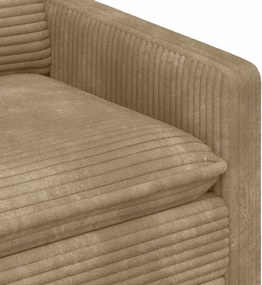 vidaXL Καναπές Taupe 156 x 81 x 87,5 εκ Πολυεστέρας