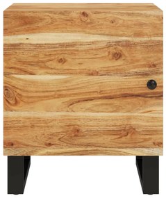vidaXL Κομοδίνα 2 τεμ. 40 x 33 x 46 εκ. από Μασίφ Ξύλο Ακακίας