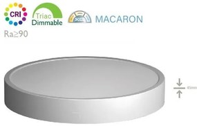 Φωτιστικό Οροφής Πάνελ LED 24W 3CCT ΦOS_ME-05-00455-10-Γκρι 05-00455-10