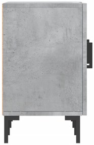 vidaXL Έπιπλο Τηλεόρασης Γκρι Σκυροδέματος 150x30x50 εκ. Επεξ. Ξύλο