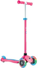 Globber Scooter Primo Plus Lights Fuchsia
