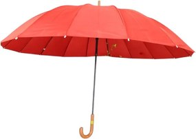 Αυτόματη ομπρέλα μπαστούνι - 70cm - 16K - 131452 - Red