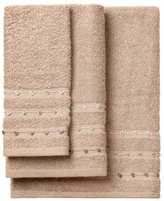 Beauty Home Σετ πετσέτες Art 3463 Σετ 3τμχ Μπεζ