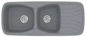 Sanitec Classic 311 Metallic Silver Νεροχύτης
