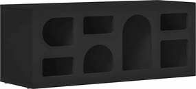 vidaXL Ντουλάπι TV Μαύρο 100 x 35 x 40 εκ Επεξεργασμένο ξύλο