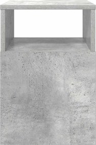 vidaXL End Table Σκυρόδεμα Γκρι 30,5 x 30 x 45 εκ Επεξεργασμένο ξύλο
