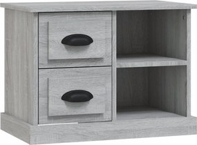 vidaXL Κομοδίνο Γκρι Sonoma 60 x 35,5 x 45 εκ.
