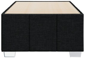 vidaXL Σκελετός Κρεβατιού Χωρίς Στρώμα Μαύρο 90x190 εκ. Υφασμάτινο
