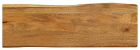 vidaXL Επιφάνεια Τραπεζιού 110x40x3,8 εκ. Live Edge Μασίφ Ξύλο Μάνγκο