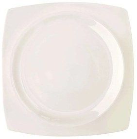 Πιάτο Γλυκού Τετράγωνο Quadro Off 55.300.03 21cm White Cryspo Trio Πορσελάνη