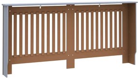 vidaXL Καπάκι Καλοριφέρ 2 pcs Γκρι 172 x 19 x 81,5εκ