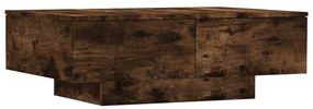 vidaXL Τραπεζάκι Σαλονιού Καπνιστή Δρυς 90x60x31 εκ Επεξεργασμένο Ξύλο