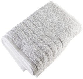 Πετσέτα Ξενοδοχείου Με Ρίγες White 100% Cotton 450gsm Σώματος 70x140cm 100% Βαμβάκι