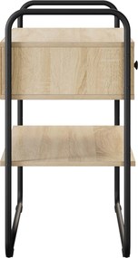 vidaXL Τραπέζι κονσόλας Sonoma Δρυς 80 x 40 x 75 εκ.