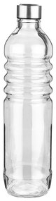 Μπουκάλι Γυάλινο 1250ml Με Μεταλλικο Καπάκι 8.1x8.1x29.5cm