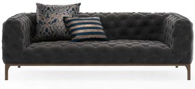 Καναπές Διθέσιος Fashion 291NDS1103 198x100x71cm Dark Grey