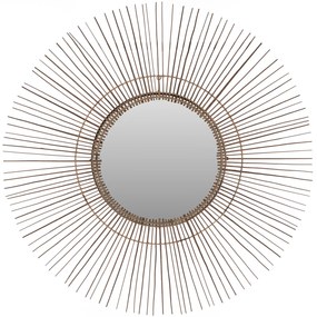 ΚΑΘΡΕΠΤΗΣ ΤΟΙΧΟΥ ΣΤΡΟΓΓΥΛΟΣ ΜΕ STICKS ΚΟΚΟΦΟΙΝΙΚΑ ΣΕ ΦΥΣΙΚΟ 120x4x120Yεκ.HM7732