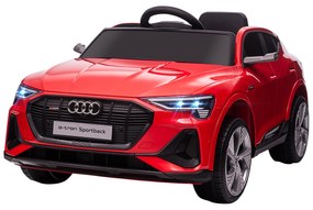 HOMCOM Ηλεκτρικό αυτοκίνητο για παιδιά, έως 5 km/h, με ζώνη ασφαλείας, τηλεχειριστήριο, προβολείς, λειτουργία μουσικής, κόκκινο