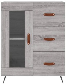vidaXL Ντουλάπι Γκρι Sonoma 69,5 x 34 x 90 εκ. από Επεξεργασμένο Ξύλο