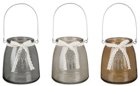 Θήκη Ρεσώ ArteLibre Με Χερούλι Διάφανο Γυαλί 11.5x13cm Σε 3 Αποχρώσεις