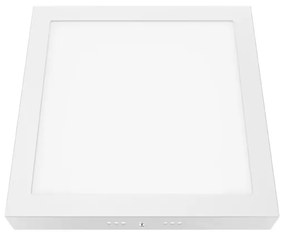 LED SLIM PANEL WHITE SQUARE CEIL.24W 3000K 2200Lm Φ288 230V AC Ra80 ACA ARCA2430SW