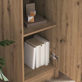 vidaXL Γραφείο Artisan Oak 113.5 x 39 x 168 εκ. 2 τμχ.