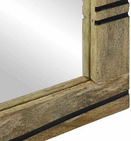 vidaXL Καθρέφτης Μπάνιου Ορθογώνιος Φυσικό 50 x 2,5 x 70 εκ