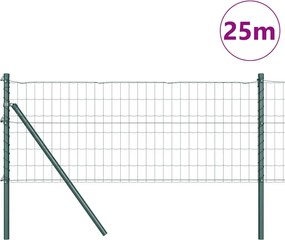 vidaXL Φράχτης Συρμάτινου Φράχτη 25 x 0,4 μ (Π x Υ)