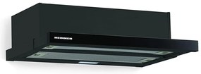 Heinner HTCH-490GBK Συρόμενος Απορροφητήρας 90cm Μαύρος