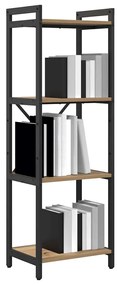 vidaXL Βιβλιοθήκη artisan δρυς 40 x 30 x 118 εκ Επεξεργασμένο ξύλο