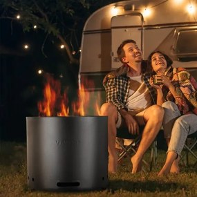 VEVOR Smokeless Fire Pit Stove Bonfire 49 cm Dia Wood Καύση Ανοξείδωτο
