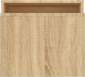 vidaXL Σετ Τραπεζάκια Σαλονιού Sonoma Δρυς 100x48x40 εκ. Επεξ. Ξύλο
