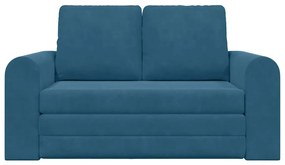 vidaXL Κρεβάτι καναπές Μπλε 148 x 71 x 83 εκ. Βελούδο