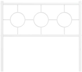 vidaXL Ανταλλακτικό κεφαλάρι Λευκό 100 εκ. Μεταλλικό