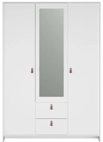 Ντουλάπα Minkee τρίφυλλη-Leuko