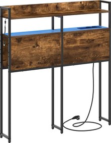 vidaXL Κεφαλάρι Αποθήκης με αποθήκευση Καπνιστή δρυς