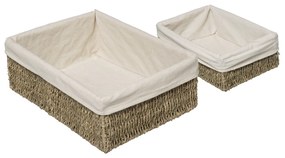 Καλάθια Αποθήκευσης (Σετ 2τμχ) F-V Reed Basket 174637