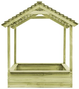 vidaXL Σπιτάκι Εξωτερικού Χώρου 128 x 120 x 145 εκ. από Ξύλο Πεύκου