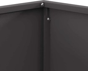 vidaXL Φωτιά Μαύρο 60 x 60 x 30 cm Ατσάλι