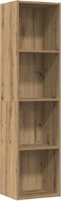 vidaXL Ντουλάπι βιβλίου/ΤV Ντουλάπι παλιού ξύλου 36x30x143cm