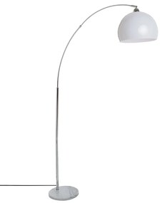 Φωτιστικό δαπέδου Fenxi pakoworld Ε27 μέταλλο σε λευκή-ασημί απόχρωση 105x30x178εκ