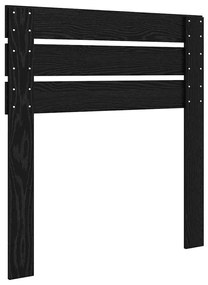 vidaXL Κεφαλάρι Μαύρη Οξυά 100 cm Επεξεργασμένο ξύλο