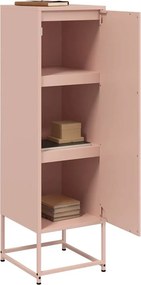 vidaXL Μπουφές Ροζ 36x39x123 εκ. από Ατσάλι