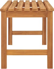 vidaXL Παγκάκι Κήπου 114 εκ. από Μασίφ Ξύλο Teak
