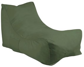 WOODWELL LAZY Πουφ Ανάκλιντρο 100% Αδιάβροχο, Ύφασμα Λαδί 70x106x67cm Ε021,7