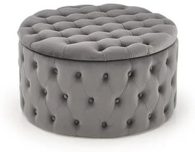 NUNEZ pouffe color: grey DIOMMI-60-28888