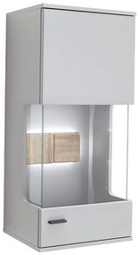 Dakar Κρεμαστή Βιτρίνα Γκρι 45x37x99